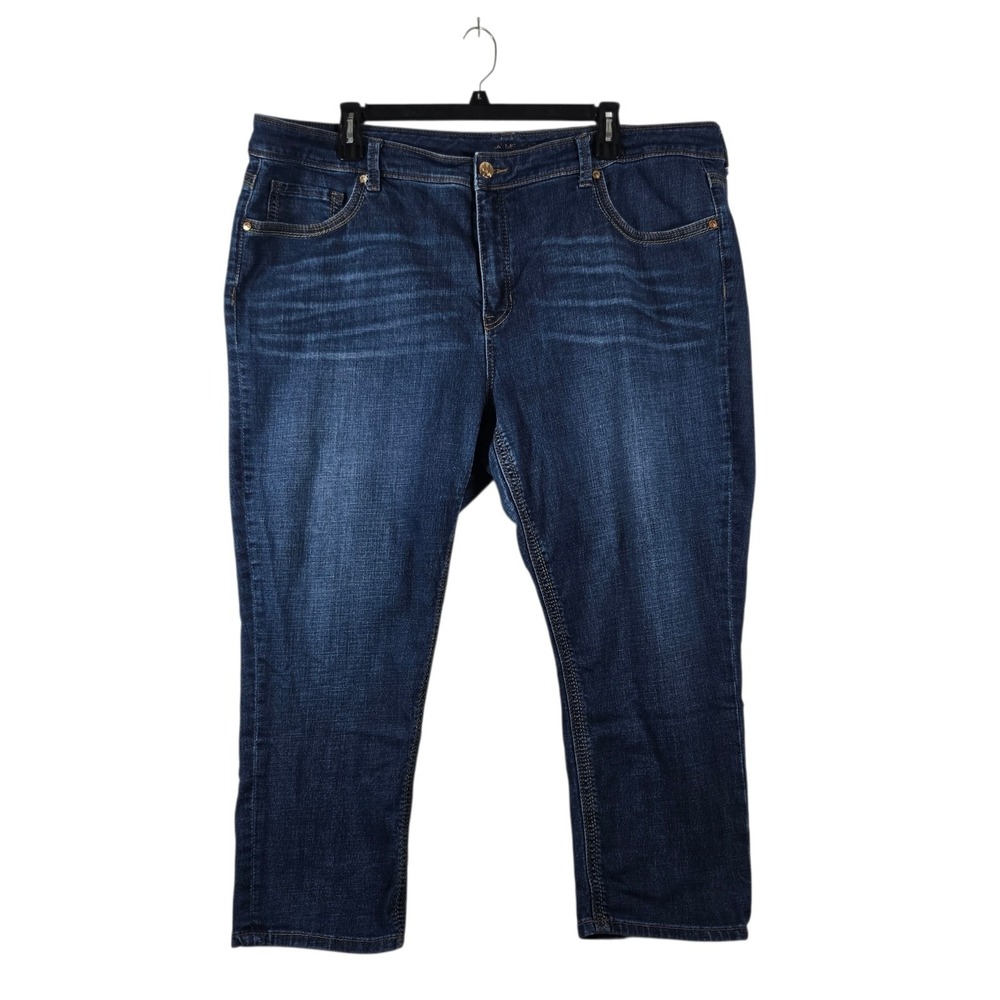 Seven7 Melissa McCarthy Jeans Womens Plus 26W Ankle Fit Slimming Silhouette